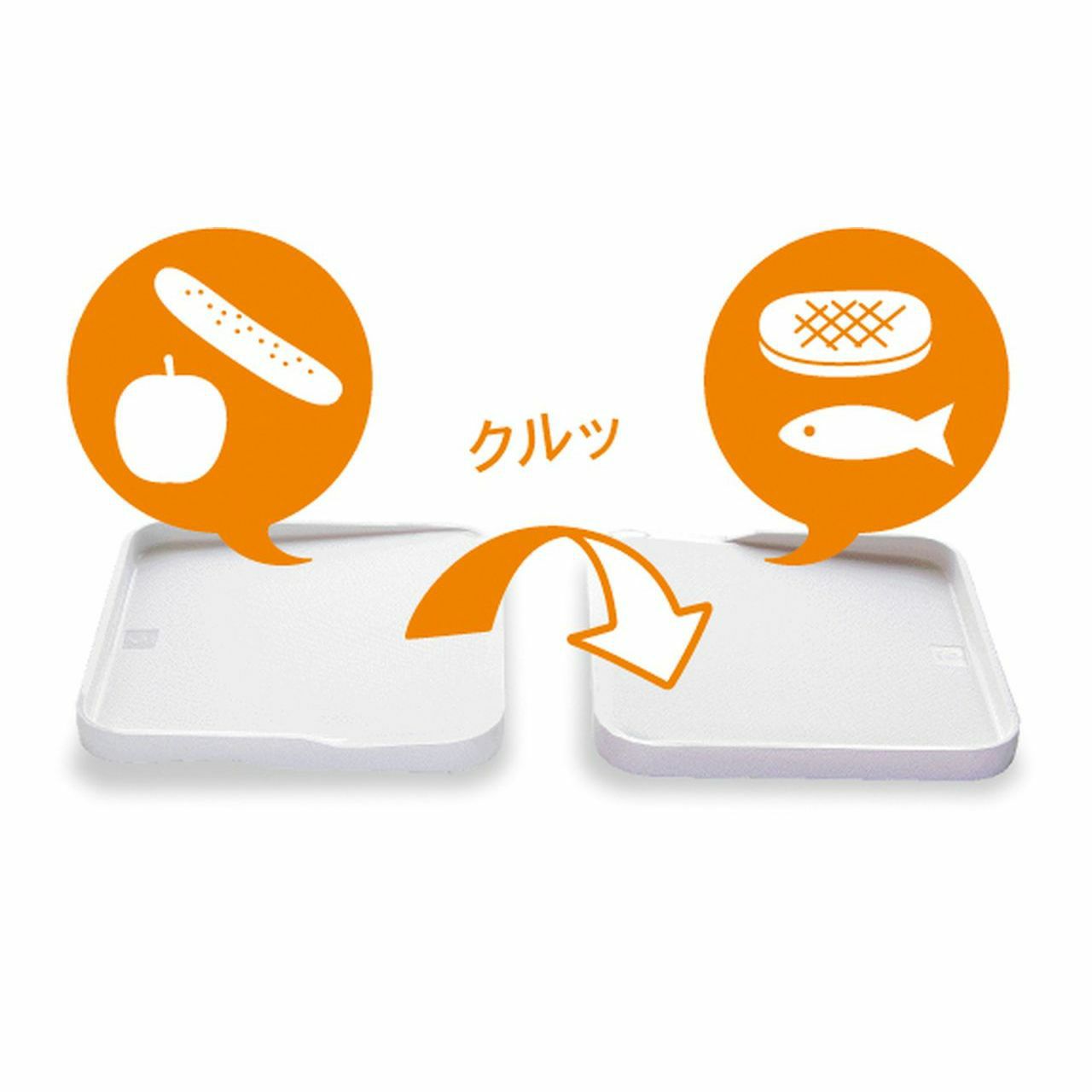 leye レイエ こぼれにくいフチ付きミニまな板の説明画像4