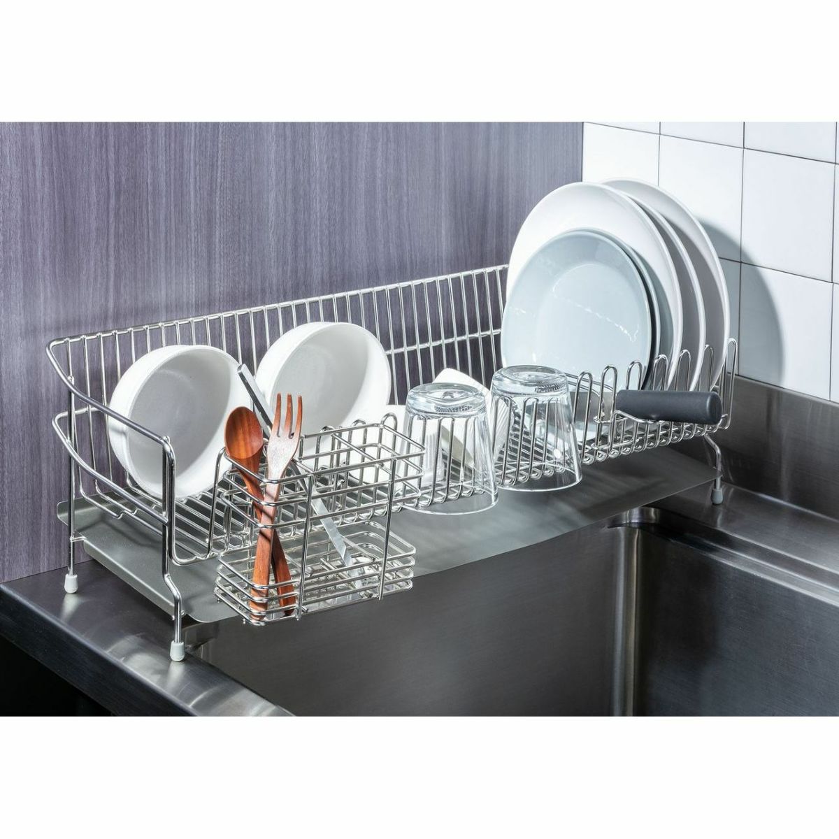 UCHIFIT ウチフィット ステンレス水切りかご　22cmの説明画像2