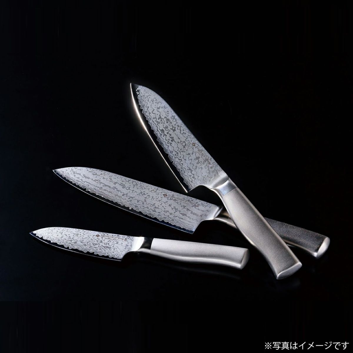 柳デザイン ダマスカスキッチンナイフ18cmの説明画像2