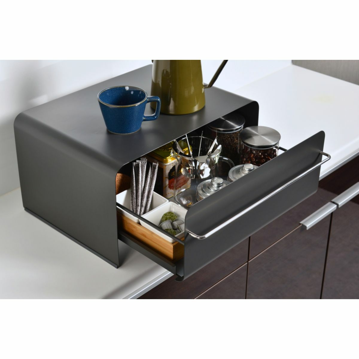 UtaU ウタウ ブレッドドロワー カームグレーの説明画像5