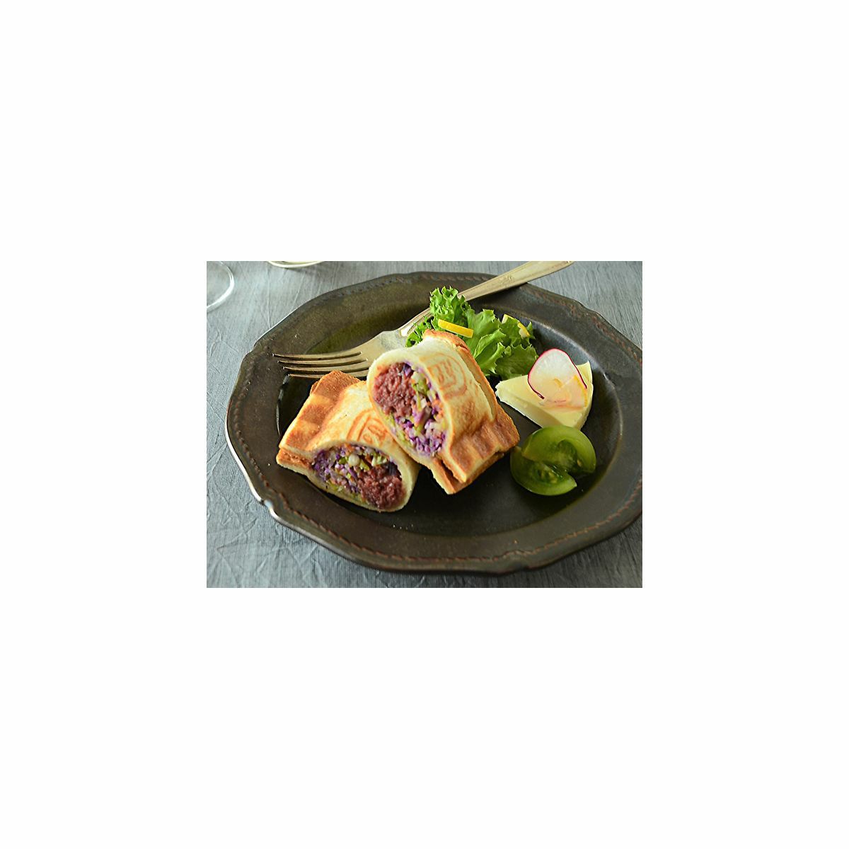 Toffy トフィー ハーフホットサンドメーカー ASH  WHITEの説明画像14