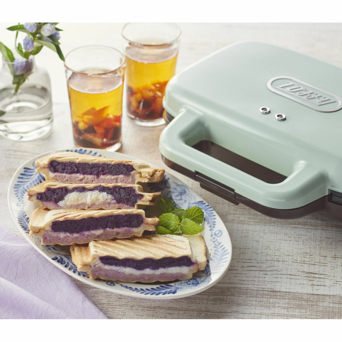Toffy トフィー ホットサンドメー カーPALE AQUAの説明画像10