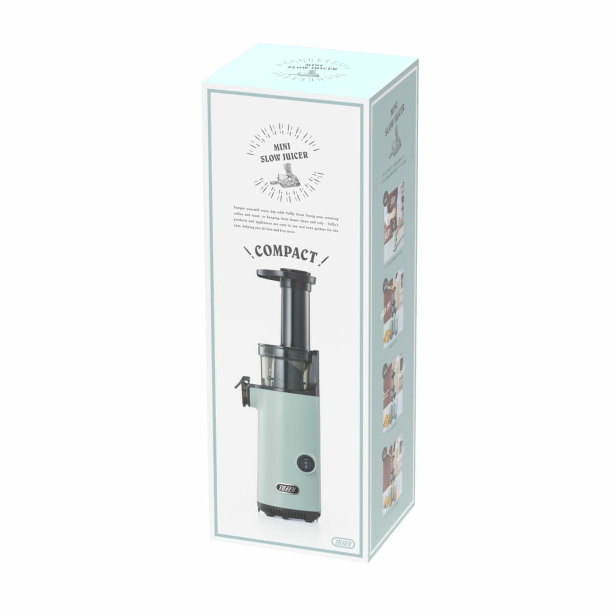 Toffy トフィー ミニスロージューサー PALE AQUAの説明画像7