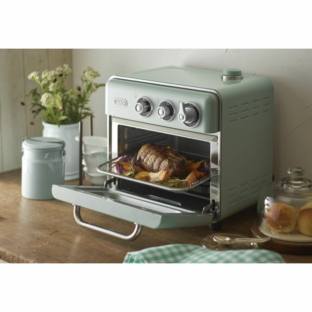 Toffy トフィー ノンフライオーブントースター PALE AQUAの説明画像10