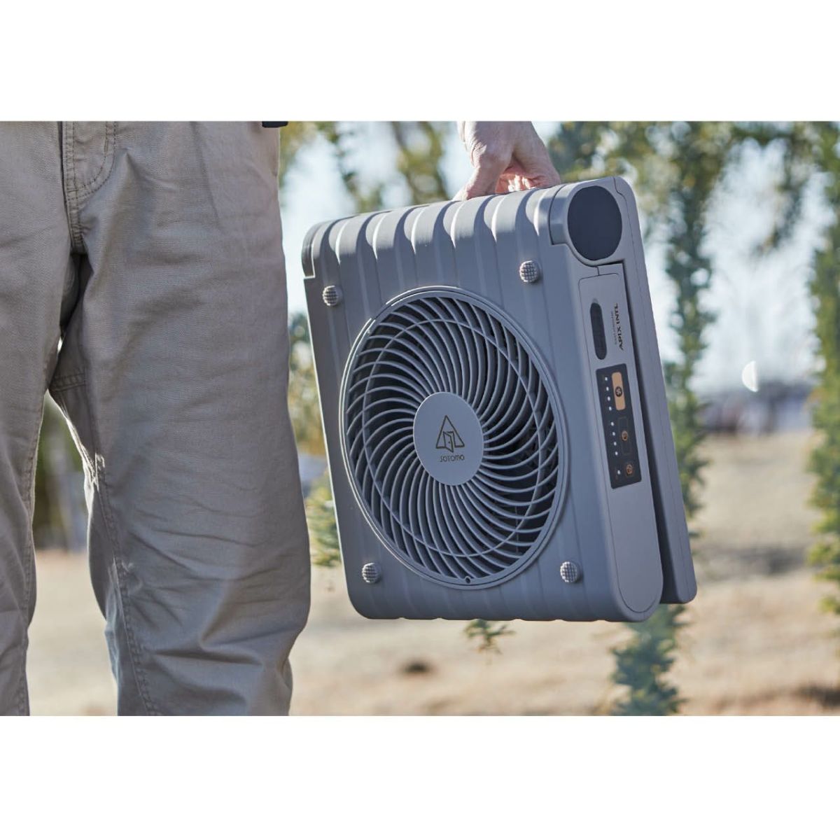 APIX アピックス sotomo（ソトモ） ソーラーパワーファンの説明画像5