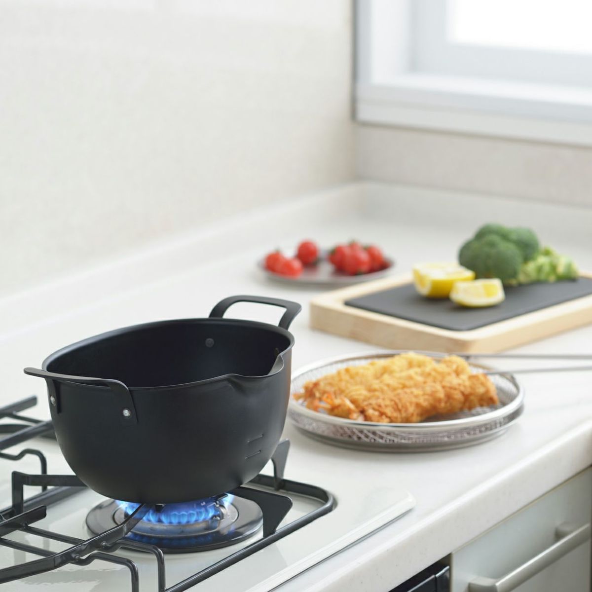 ヨシカワ aikata アイカタ 鉄製揚げ鍋の説明画像6