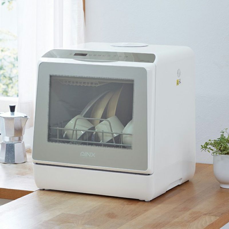 食洗機 工事不要 食器洗い乾燥機 AINX Smart DishWasher AX-S3W ホワイト