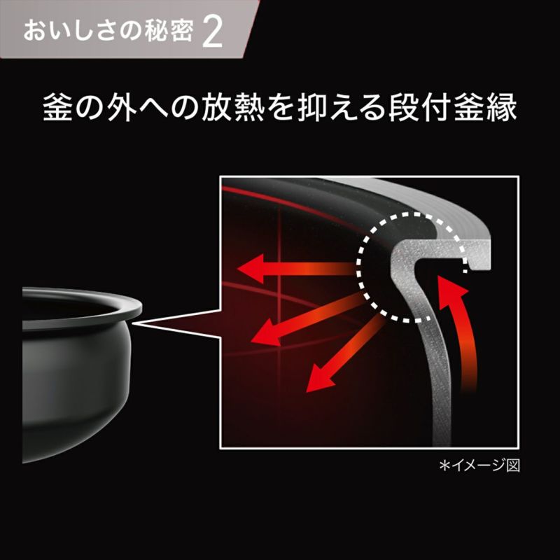 T-fal ティファール
ザ・ライス 遠赤外線 IH 炊飯器 5.5合
ブラック 説明画像10