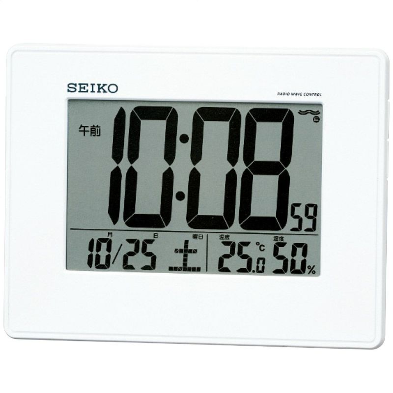SEIKO セイコー 電波目覚まし時計の説明画像1