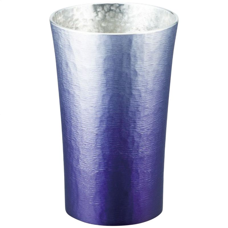 大阪錫器 錫製タンブラー200ml 紫の説明画像1