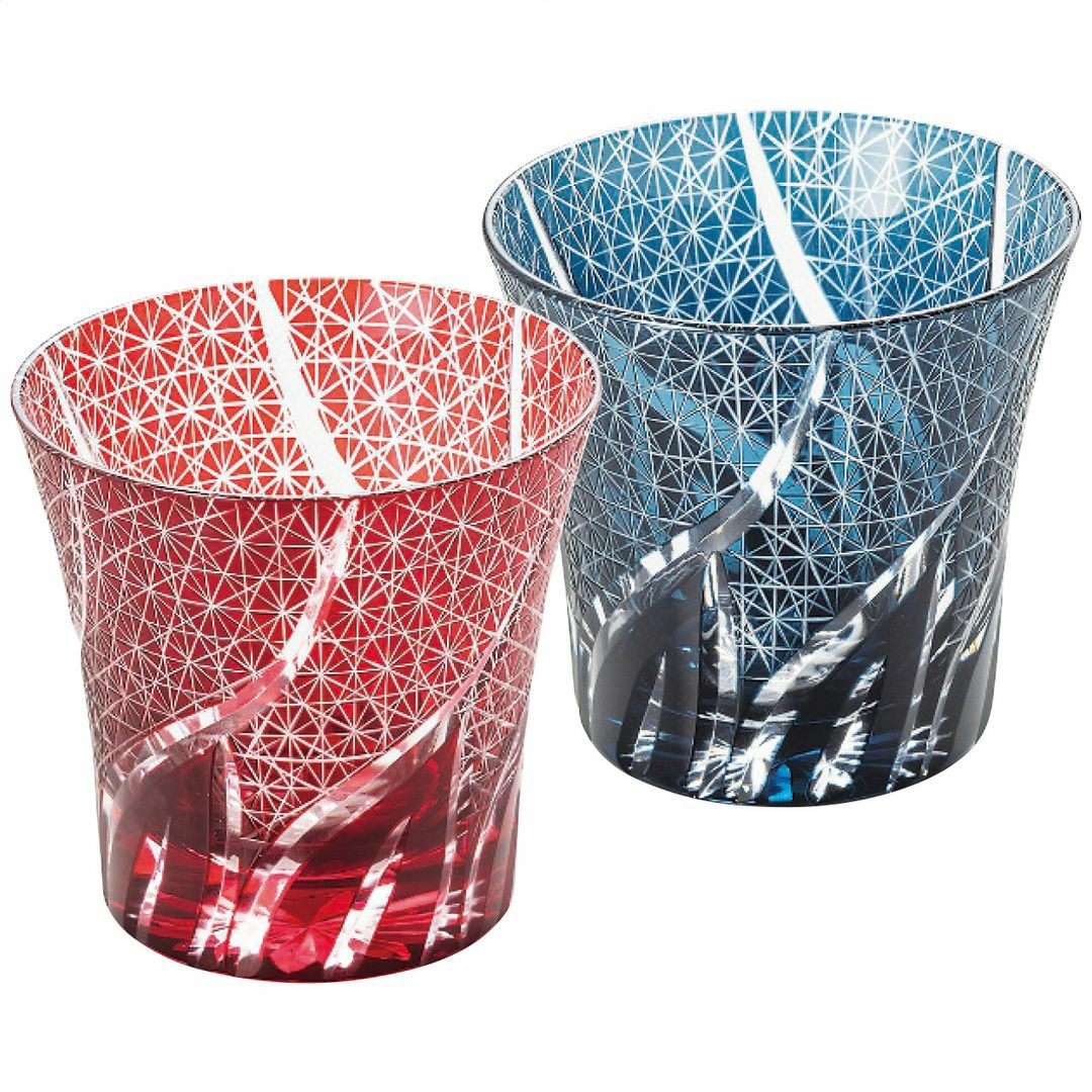 apide 手づくり切子タンブラー2客セットの説明画像2