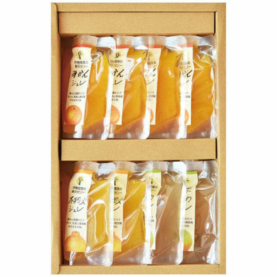 伊藤農園 ピュアフルーツ寒天ジュレ8個セット JD-8の説明画像2