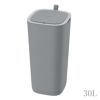 EKO PREMIUM モランディ プラスチックセンサービン （電池式自動開閉ゴミ箱） 30L グレーの説明画像3
