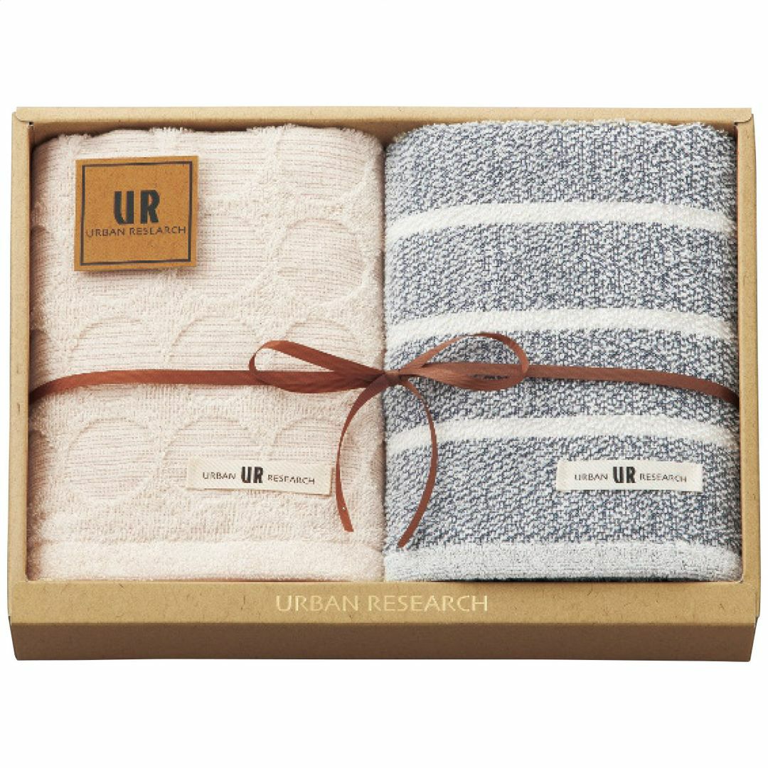 URBAN RESEARCH アーバンリサーチ フェイスタオル2枚セット ブルーの説明画像2