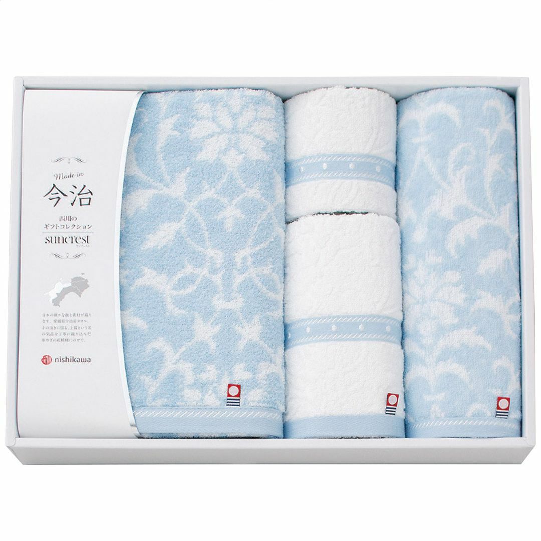 nishikawa 西川 今治サンクレスト タオルセットの説明画像2