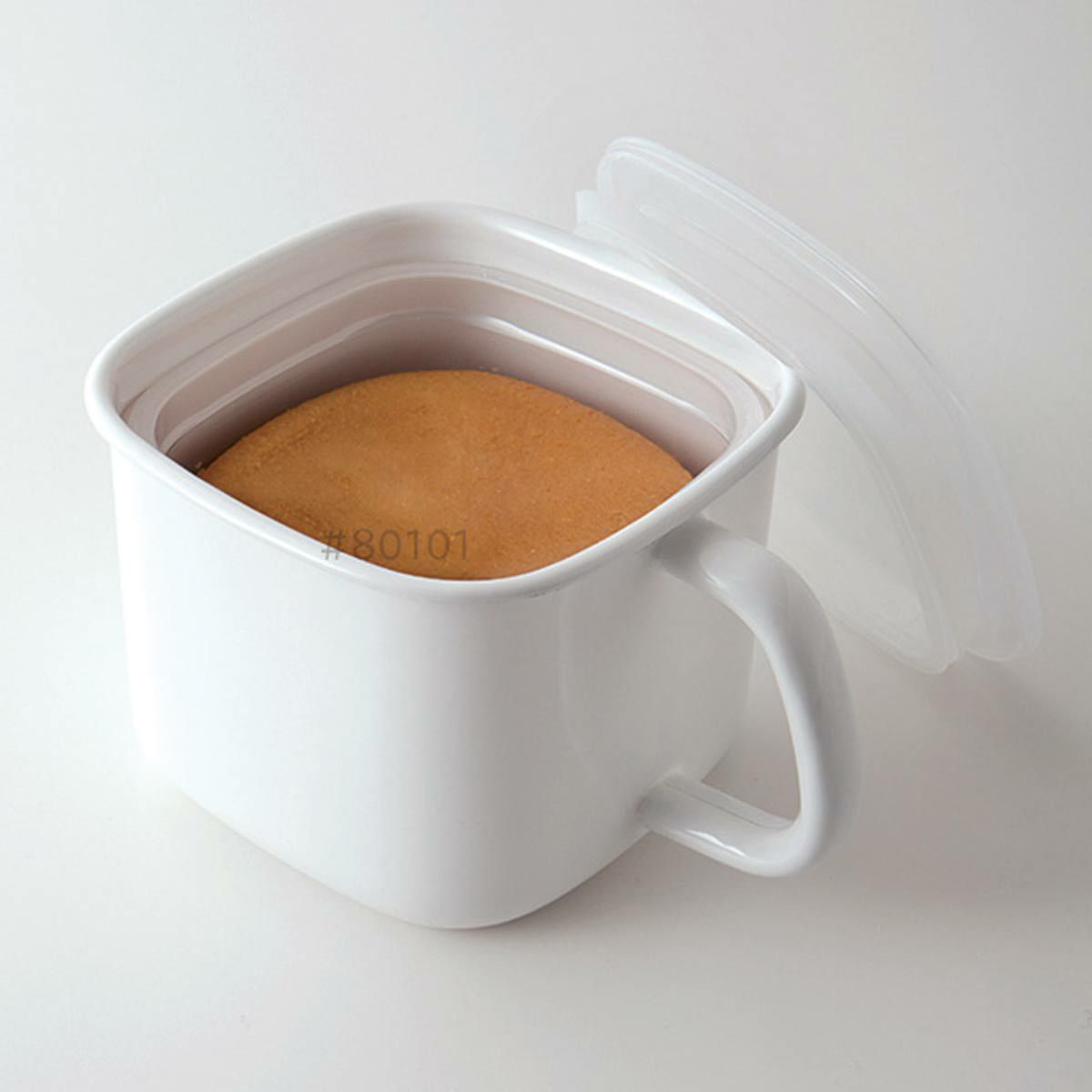 FUJIHORO 富士ホーロー 角型みそポットの説明画像2