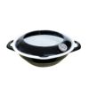 FUJIHORO 富士ホーロー 24cm天ぷら鍋（温度計付） ブラックの説明画像2