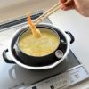 FUJIHORO 富士ホーロー 24cm天ぷら鍋（温度計付） ブラックの説明画像3