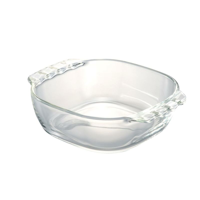 HARIO ハリオ 耐熱ガラス製トースター皿 400ml (幅約15cm) ×6個セットの説明画像1