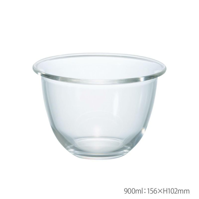 HARIO ハリオ 耐熱ガラス製ボウル 900ml (口径約15cm) ×3個セットの説明画像1