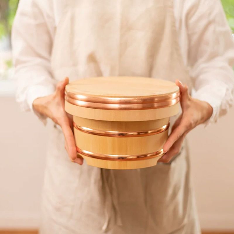 梅沢木材工芸社 木曽さわら 江戸びつ 5合用通販通販｜《公式