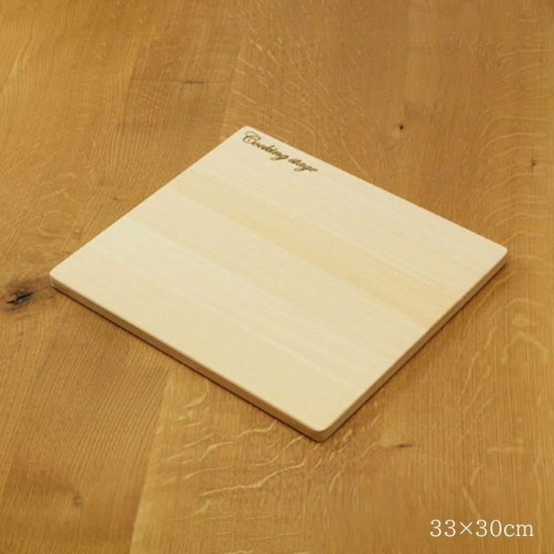 梅沢木材工芸社 ひのき Ｃooking Stage 33×30cm (まな板）の説明画像1