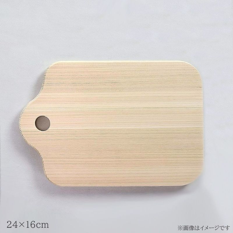 梅沢木材工芸社 桧クッキングボード（ひのきまな板） 24×16cm 角小の説明画像1