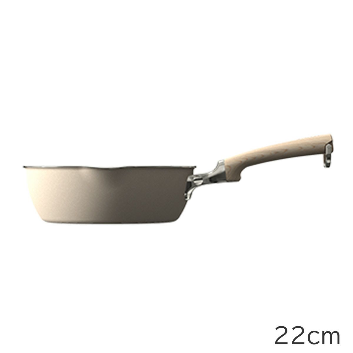 evercook DECO エバークック デコ 22cmマルチパン ベージュの説明画像2