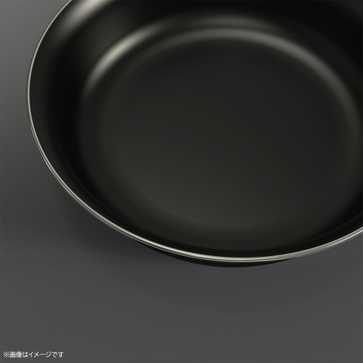 evercook DECO エバークック デコ 26cmフライパン+ガラスふたセット ブラックの説明画像5