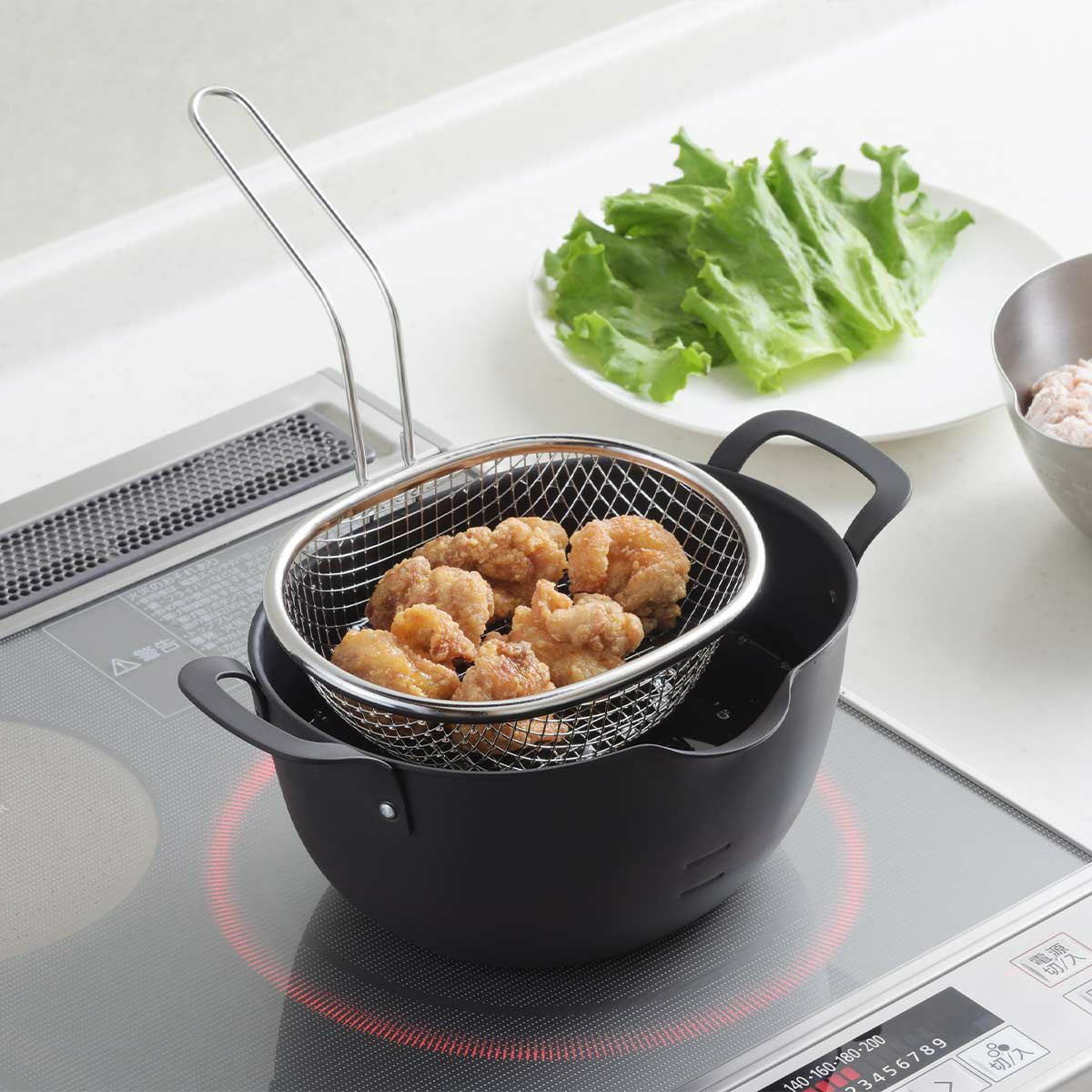 aikata アイカタ ステンレス揚げザルの説明画像3