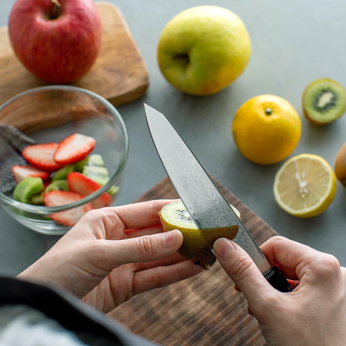 YAXELL ヤクセル 曜たくみ 69層鋼 ペティナイフの説明画像2