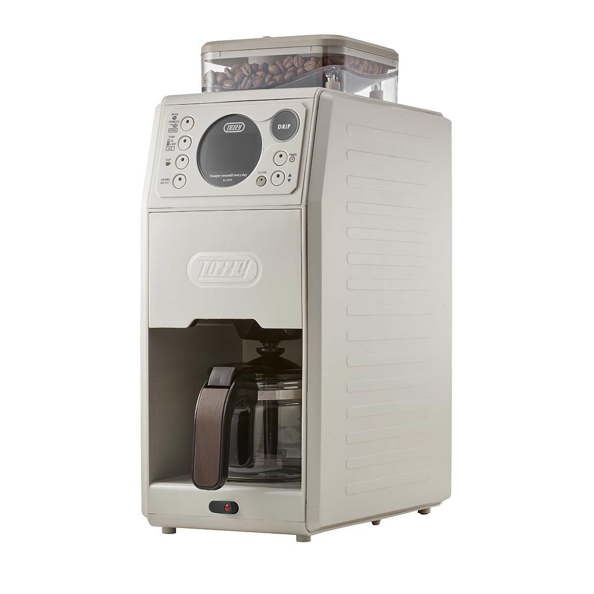 Toffy トフィー 全自動ミル付カスタムドリップコーヒーメーカー《公式