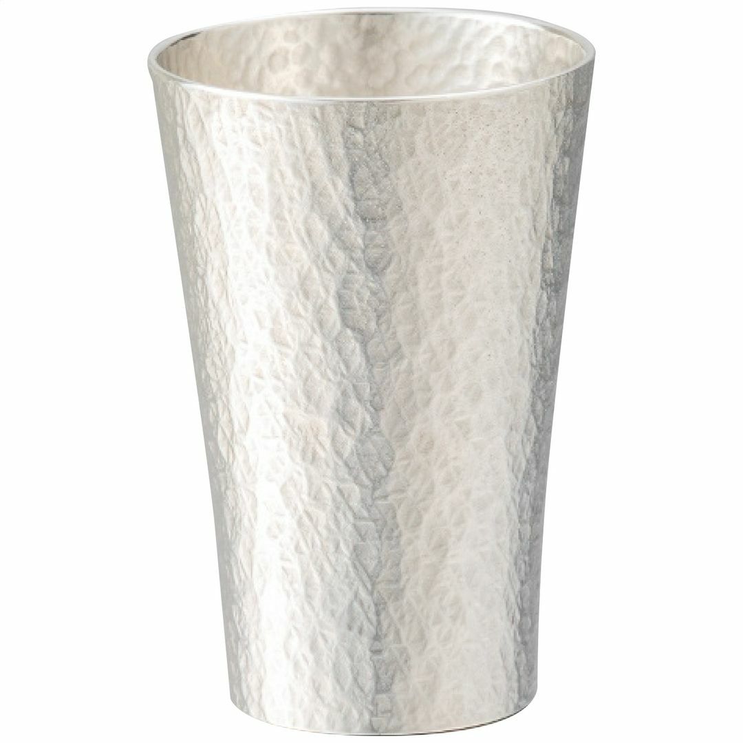 大阪錫器 錫製タンブラー225ml六花(中)の説明画像2