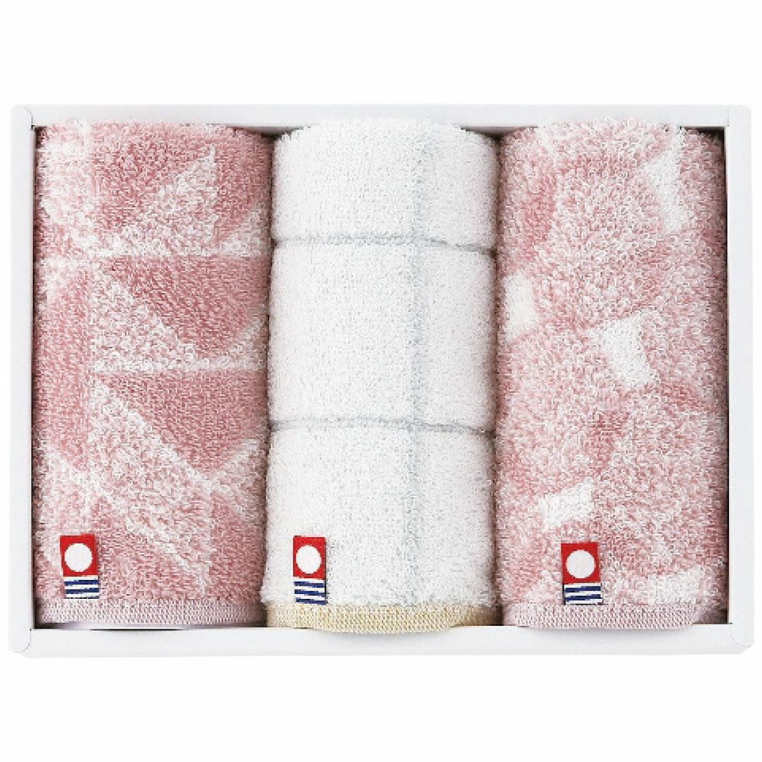 昭和西川 ミニタオル3枚セットピンクの説明画像2