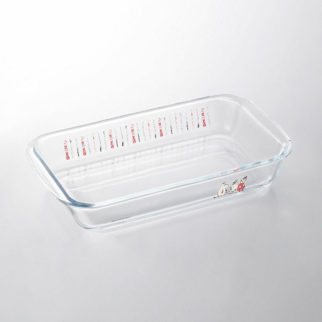 スケーター オーブン耐熱ガラス皿1.5lムーミンの説明画像2