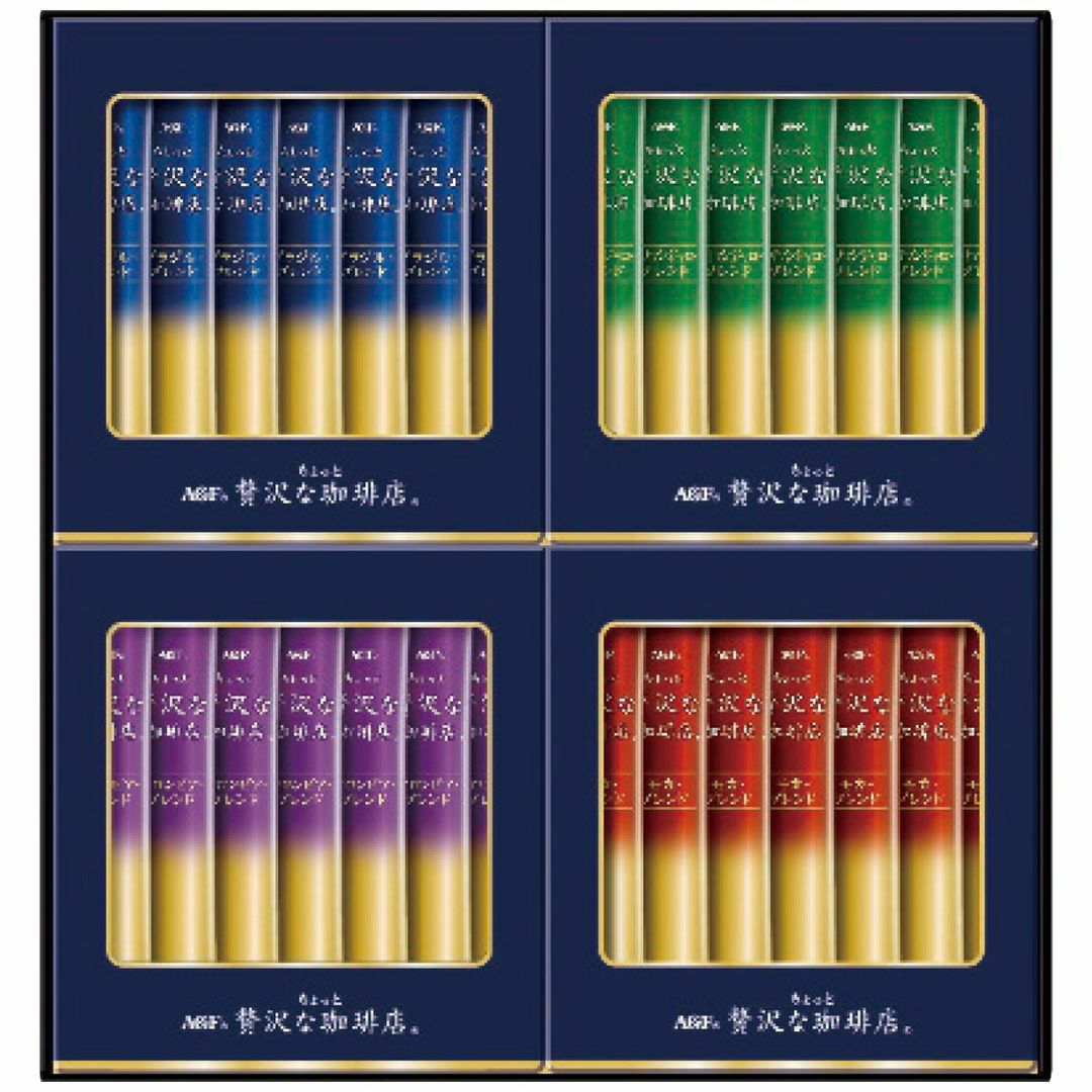 AGF ちょっと贅沢な珈琲店スティックブラックギフトの説明画像2