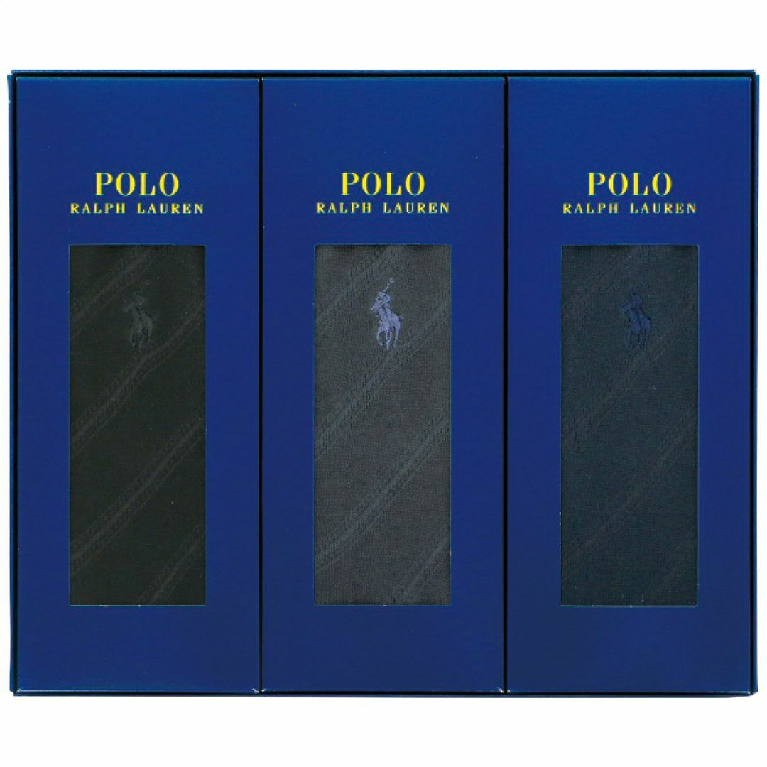 ポロラルフローレン ビジネスソックス3足セットの説明画像2