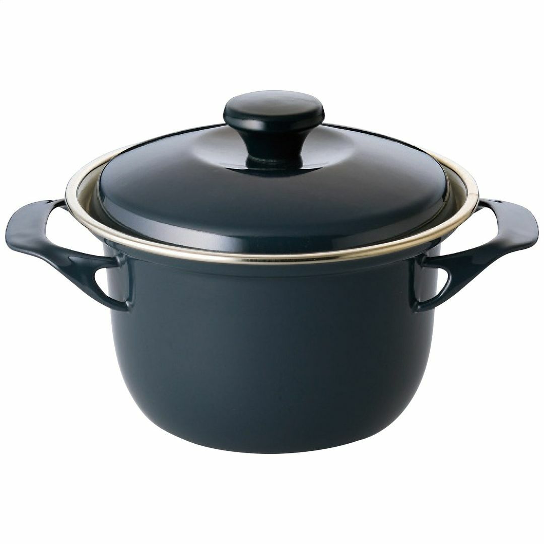 富士ホーロー EXココット16cm ペインズグレーの説明画像2