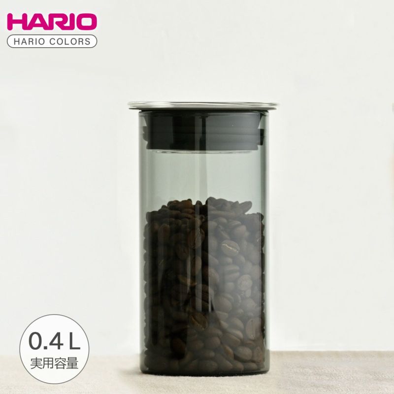 ハリオ/HARIO HARIO COLORS キャニスター 400ml グレーの説明画像1