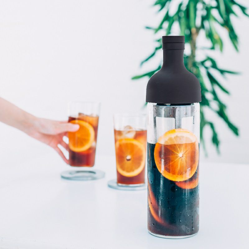 ハリオ/HARIO フィルターインコーヒーボトル BK（出来上がり容量：650ml）の説明画像2